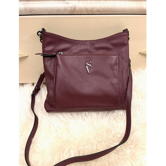 Simply Vera Vera Wang Handbags - EUC SIMPLY VERA WANG SIGNATURE CROSSBODY BAG HANDBAG PURSE PLUM PURPLE
